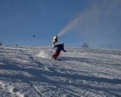 Skifahrer in der Skiarena Eibenstock ©WR