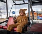 Rodeln mit dem Osterhausen